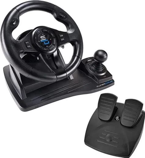 subsonic superdrive gs racing wheel pedal pc ps ps video game controller