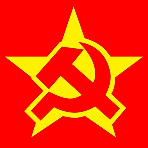 communist symbol poster  monsterplanet redbubble