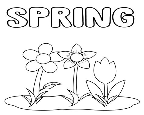 spring toddler coloring pages spring coloring pages coloring pages