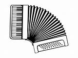 Accordion Drawing Instrument Music Harmonica Traditional Clipart Musical Classical Getdrawings Vector Svg sketch template