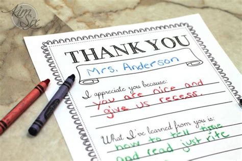 teacher appreciation day printable   notes printable
