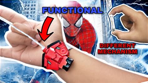 amazing spider man  web shooter diy  template youtube