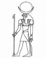Egyptian Coloring Pages Ancient Gods Egypt God Drawing Hieroglyphics Mummy Sarcophagus Hands Printable Clipart Getdrawings Mythology Greek Getcolorings Flag Colouring sketch template