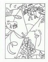 Chagall Matisse Henri Pinturas Handouts Gogh Kleurplaten Livingston Niños Kinderen Colorier Contemporanea Lessons Famosi Cubist Art45 Quadri Dipinti Lezioni Coloriages sketch template