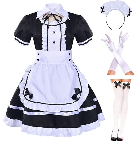japanese anime sissy maid dress cosplay sweet classic