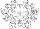 Portugal Arms Coat Coloring Pages Categories sketch template
