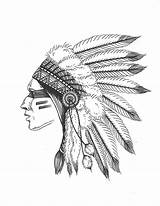 Headdress Indien Idei Warbonnet Skulls Sioux Paintingvalley Headress Indios sketch template