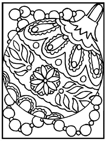 christmas ornament coloring page crayolacom