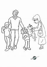 Family Coloring Pages Drawing Kids Happy Nuclear Colouring Colour Preschool Bear Color Clipart Families Printable Getdrawings Getcolorings Fa Library Print sketch template