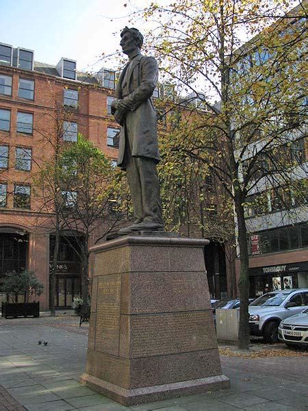 Statue Of Abraham Lincoln Manchester England Reason Why In Comments