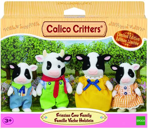 calico critters friesian  family  village toy funatic