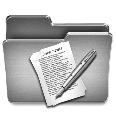 Documents Steel Folder Icon Png Clipart Image