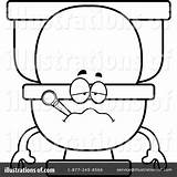 Toilet Clipart Illustration Drawing Thoman Cory Royalty Rf Line Getdrawings sketch template