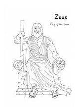 Zeus Greek God Coloring Pages Mythology Gods Sketches Greece Deviantart Template sketch template