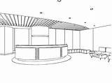 Reception Drawing Desk Sketch Vector Illustrations Clip Perspective Newest Results sketch template