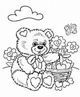 Coloring Pages Crayola Printable Teddy Bear Adult Crayon Turn Into Valentine Garden Color Colouring App Steamboat Templates Kids Getcolorings Print sketch template