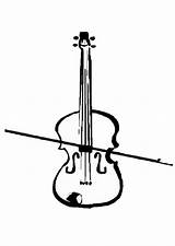 Violin Coloring Large sketch template