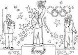 Olimpiadas Medal Winners Olympische Podium Winterspiele Londres Gyerekeknek Libelulas Guía Karteikarten Kinderaktivitäten Activityvillage sketch template