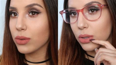 Baddie Makeup For Glasses Get Free Firmoo Glasses Youtube