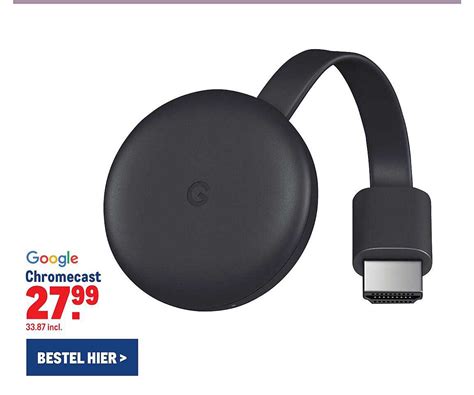 google chromecast aanbieding bij makro foldersnl