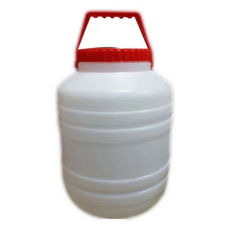 white  litre hdpe plastic container capacitylitre  lts  rs