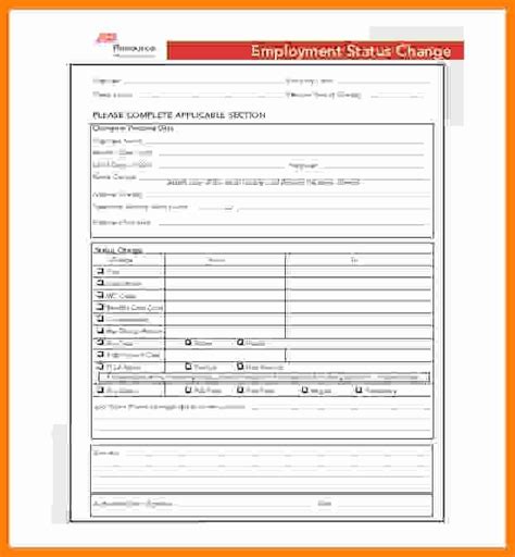 employee status change form template lovely  adp payroll forms templates estimate template
