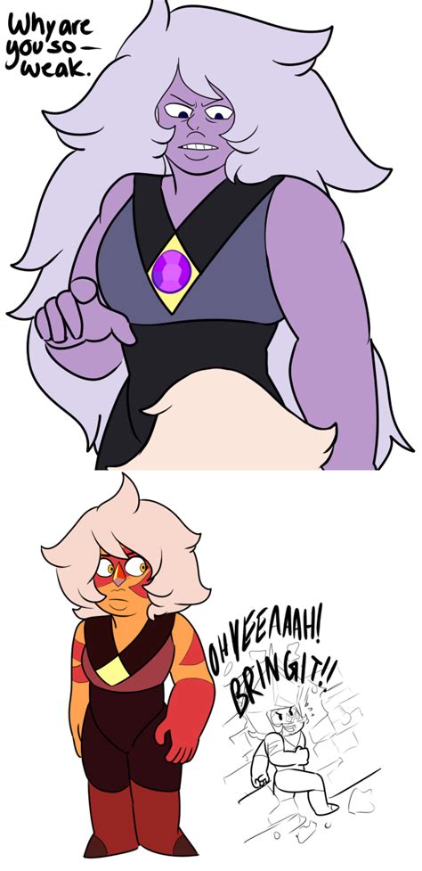 Big Amethyst And Overcooked Jasper Steven Universe
