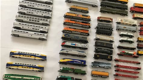My N Scale Train Collection Youtube