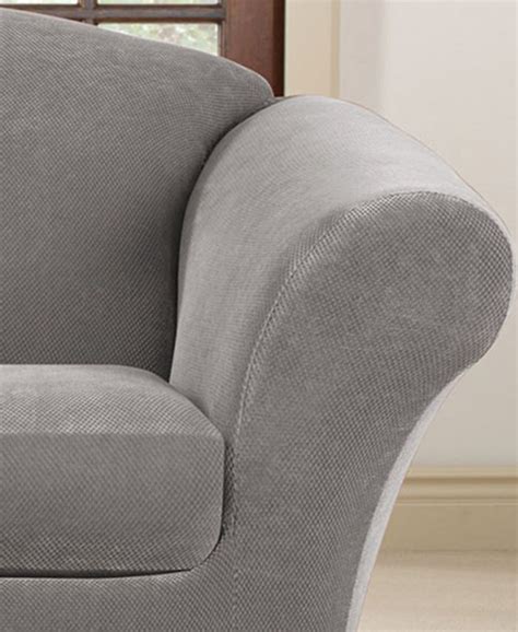fit stretch pique  cushion sofa slipcover macys