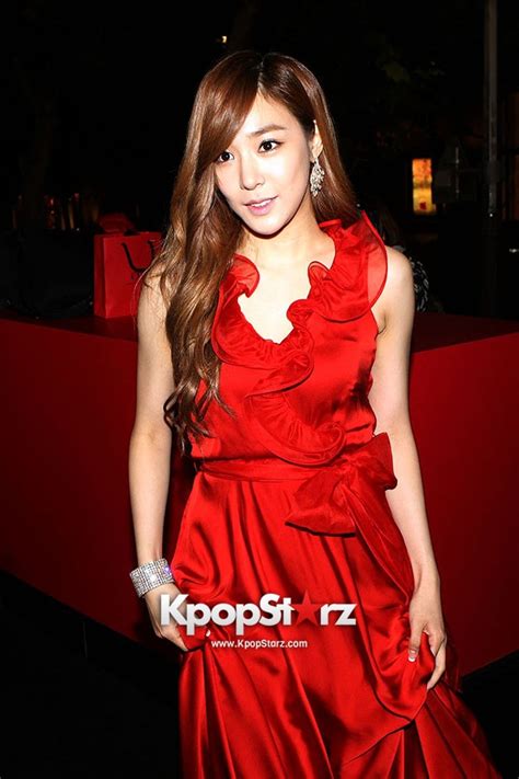 Girls Generation Tiffany S Elegant Red Dress At Carolina