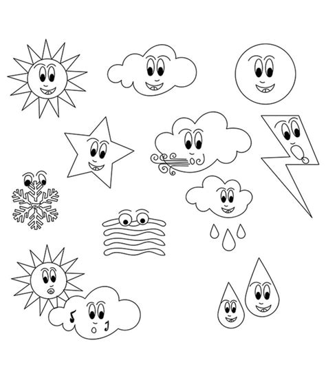 top   printable weather coloring pages