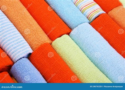 towels stock photo image  background fold isolated