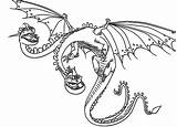 Dragon Coloring Pages Train Zippleback Nightmare Headed Two Monstrous Heads Httyd Twin Printable Coloringsky Color Hideous Print Printables Getcolorings Para sketch template