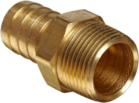 anderson metals   brass hose fitting connector  barb   male pipe buy