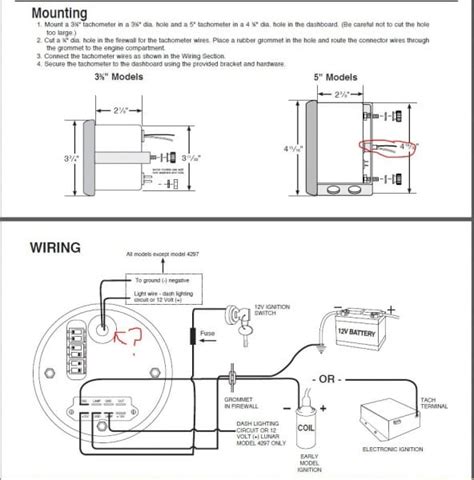 autometer tach instructions