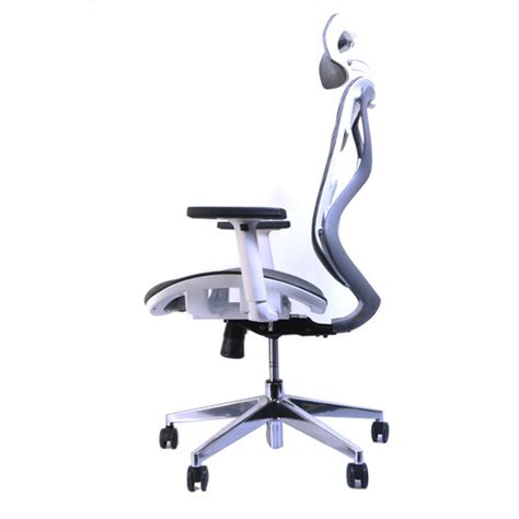 ergonomische bureaustoel ergo  grijswit dealsday