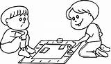 Game Board Coloring Pages Getdrawings sketch template