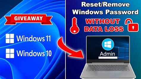 How To Unlock Reset Recover Forgotten Password On Windows 11 10 7