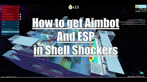 aimbot  esp  shell shockers youtube