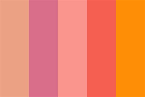 coral color palette