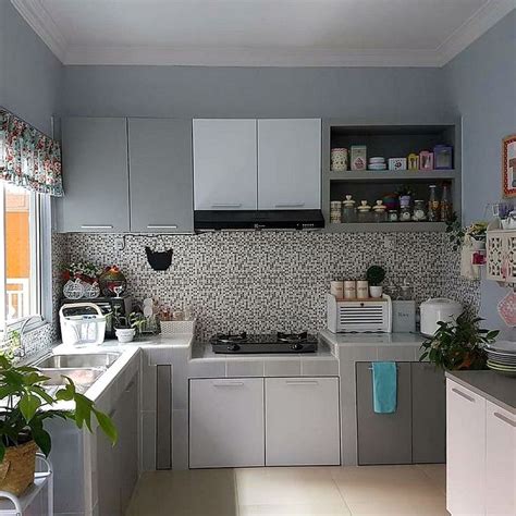model motif keramik dapur sempit dapur rumah dapur luar ruangan