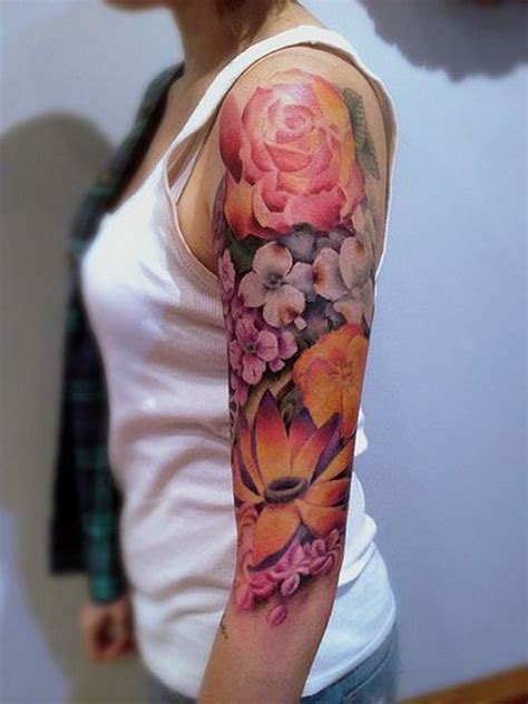 40 Cool And Pretty Sleeve Tattoo Designs For Women Styletic