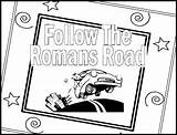 Road Romans Coloring Roman Bible Sheets Kids Salvation Children Crafts Starpoempickjuly Story Ministry School Pages sketch template