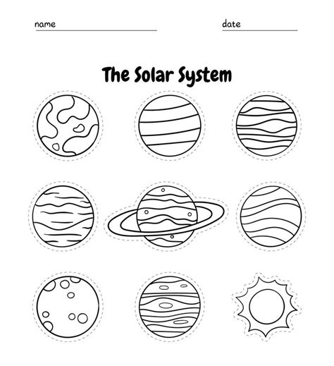 planet solar system coloring pages printable solar system coloring