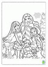 Christmas Coloring Barbie Dinokids Pages Carol Coloringbarbie sketch template
