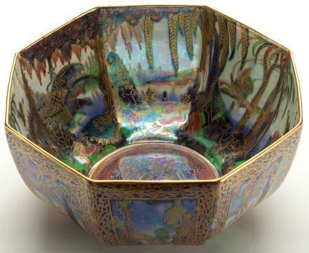 wedgwood fairyland lustre bowl burslem stoke  trent