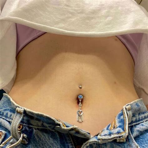Pin By 𝔸𝕕𝕚𝕣𝕒 💕 On Girly Tingz Bellybutton Piercings Belly Piercing