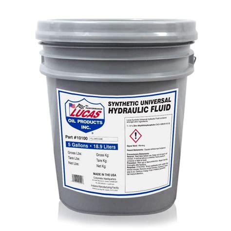 synthetic universal hydraulic fluid lucas oil tomad international