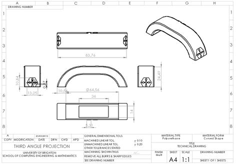 component technical drawing ars art  design