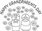 Grandparents Abuelos Colorear Tarjetas Graphic Parents Abuelo Grandpa Dibujos Practical Jattdisite Clipground sketch template